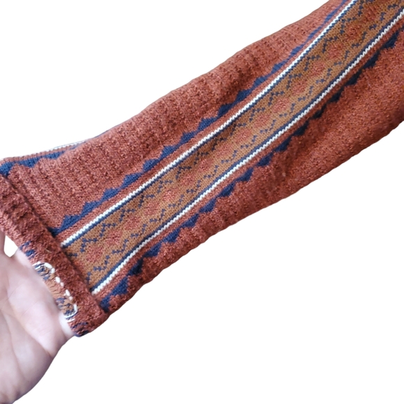 Lucky Brand Aztecan Cardigan L - Picture 2 of 9